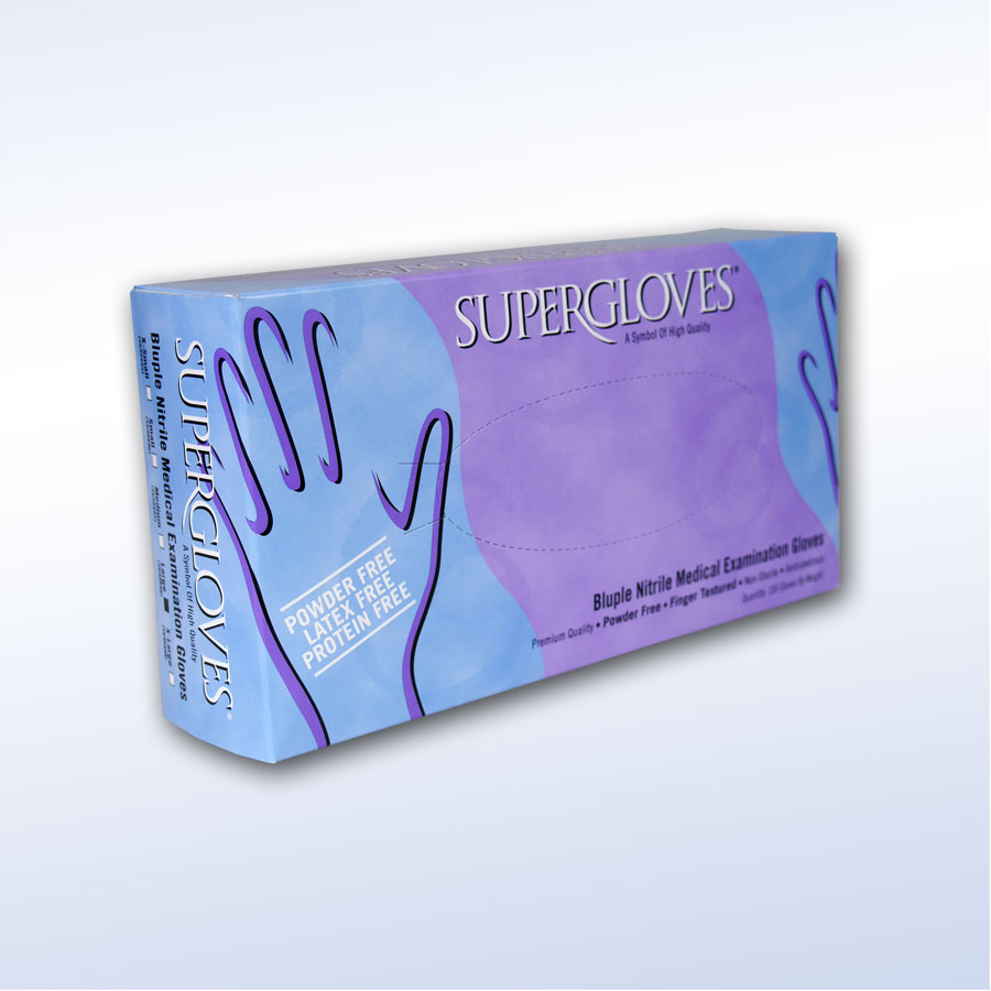 Medical Nitrile Examination Gloves X-Large Craft Supplies & Tools Cleanguard Maximum Protection 