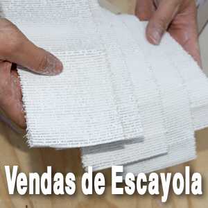 Vendas de Yeso o Escayola para Inmovilización Tamaño 5 cm x 2.7 m Formato  FV 60 uds.